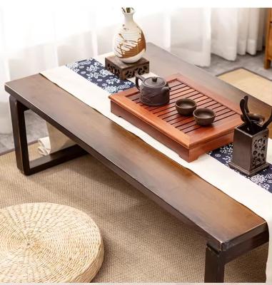 Tabela de chá flutuante chinesa de cores diferentes Tabela de café de bambu para a janela do quarto
