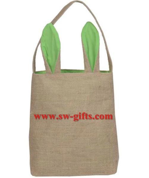 Easter eggs baskets jute bags cute gifts bunny mascot the easter bunny cotton bag decorations toys dinosaur easter egg