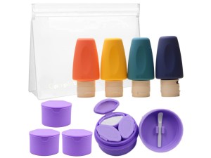 Toiletry bags, Soft Plastic Travel Makeup Cosmetic Bags, Zipper Closure Design, Waterproof Portable Carry on Bags