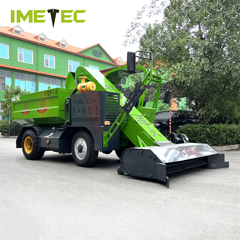 Automatic Heavy Duty Cow Manure Collector Scraper Truck ODM