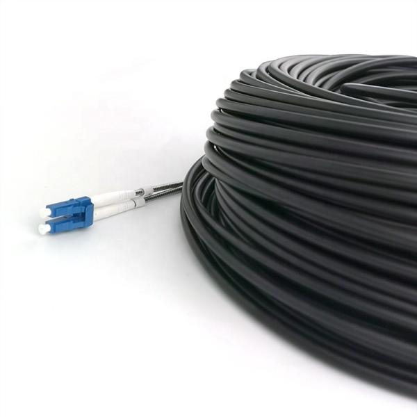 5G 5mm Dia FTTA Unarmored Fullaxs DLC LC Fiber Optic Patch Cord