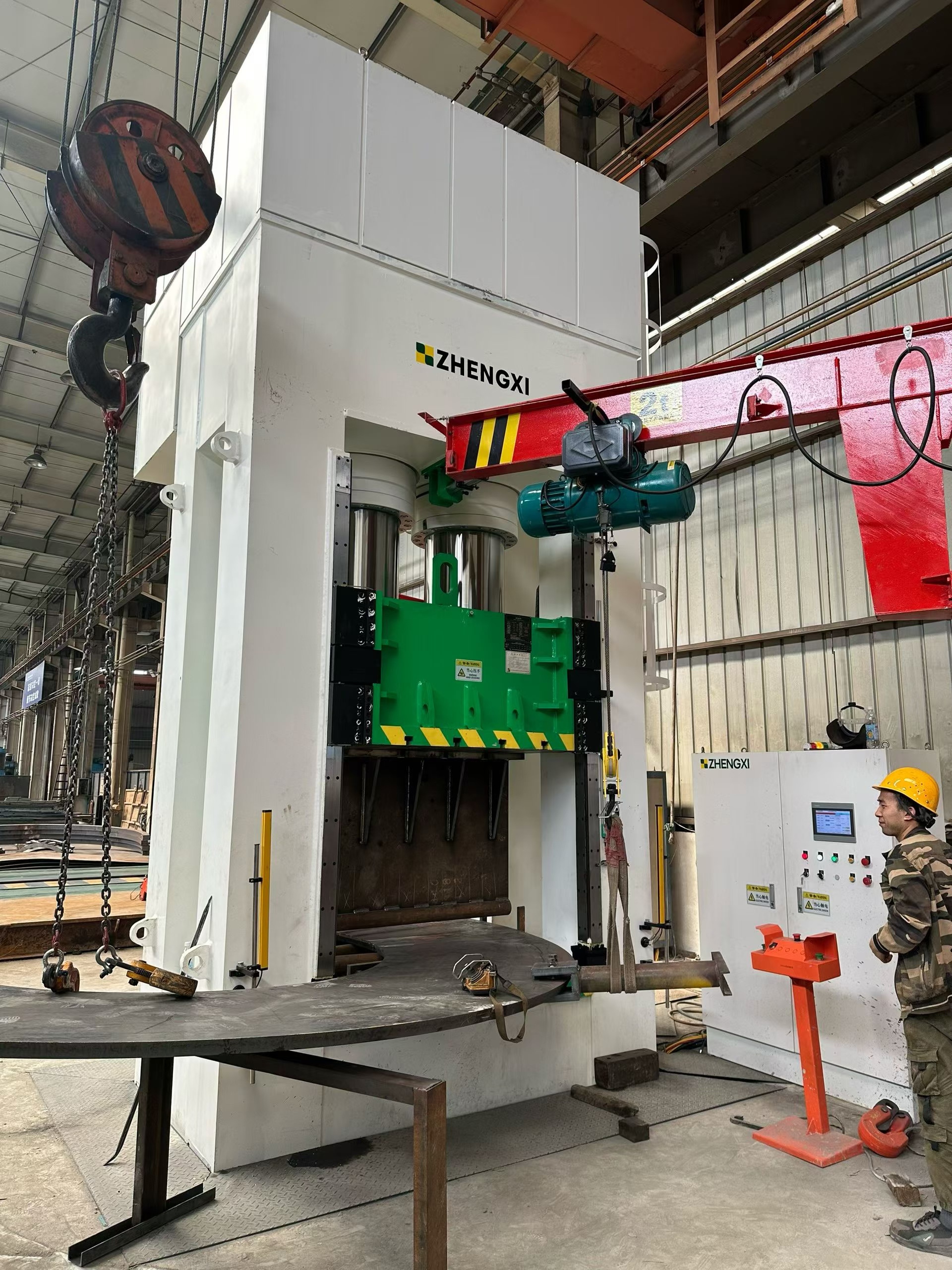 Professional  Four-column Three-beam Hydraulic Press Pump Large Platform Automotive Interior Molding High Motor Bearing Gear
