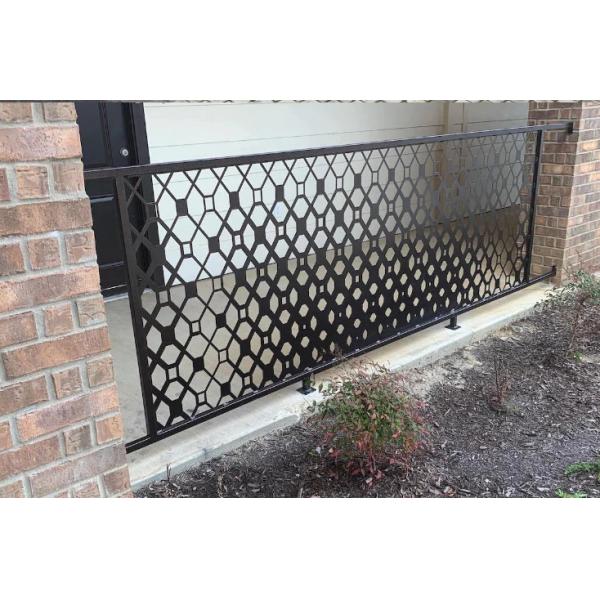 Домашний алюминиевый перфорированный металлический лист ограждение 6ft пробивающей пластины ограждение