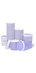 9-Oz Disposable Dessert Bowls For Hot Or Cold Food, 9-Ounce Party Supplies Treat Cups For Sundae, Frozen Yogurt