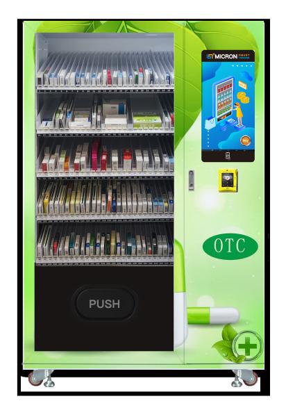 Automatic Hotel  Vending Machine With Advertising Screen Monitor, 22 inch touch screen vening machine, Micron