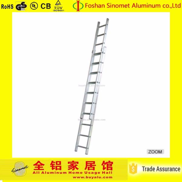 Aluminum Ladder 12 Meter Silver White Step Ladder  150kg  Max Load