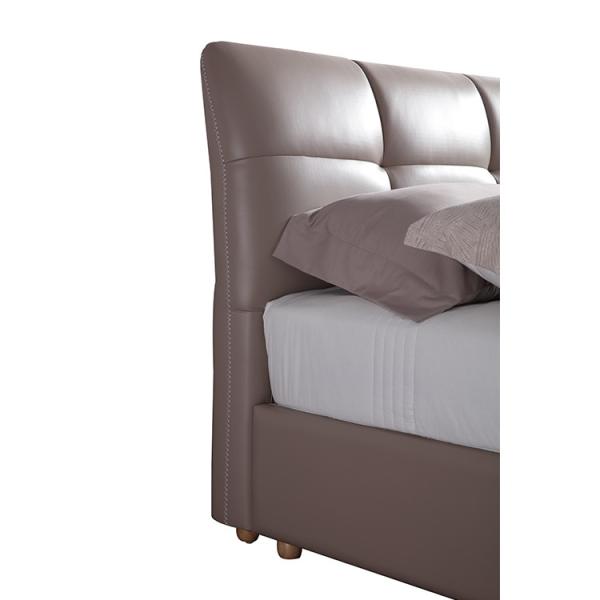 Leather Headboard Hotel Luxury Bed