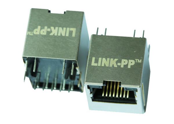 MOX-RJ45V-102Gの縦の台紙RJ45 10/100の基盤- TX磁気LPJD0012BGNL