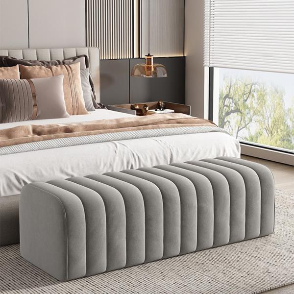 Living Room Shoe Changing Home Door Light Luxury Soft Modern Simple Sofa Side Cloakroom Bed with Minimalist Design Style