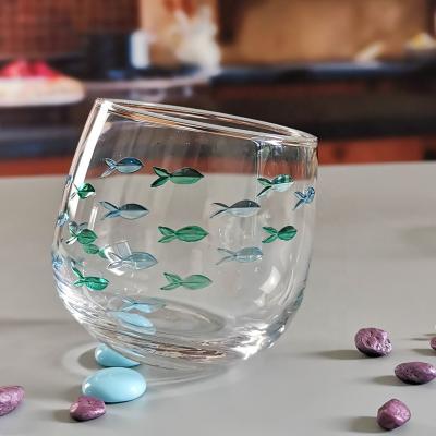 Secadora de roupa curto gravada Glass For Beverage da pintura da cor