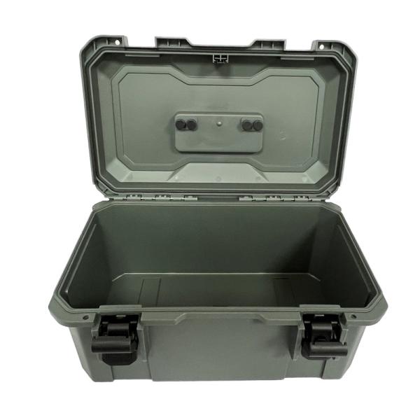 Outdoor Hard Plastic Portable Tool Case with Customizable Lining and Lockable Design for Secure Storage