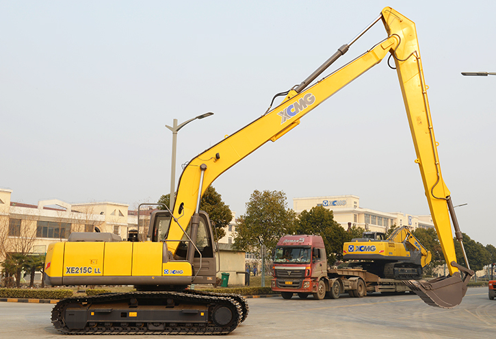 XCMG гидравлический экскаватор XE260CLL Новый 26 тонн гидравлический ползучий экскаватор с длинной рукой