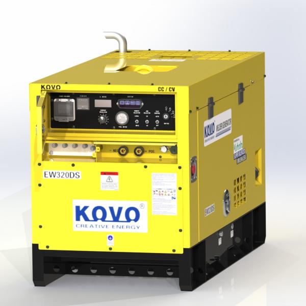 KOVO 400V 5Kva Diesel Welder Generator EW320DST Frequency 50/60HZ Rated Current
