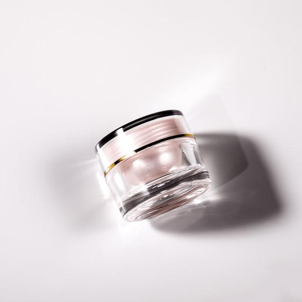 Pot de empaquetage cosmétique 30G de masque protecteur de pot rose de crème pour la beauté