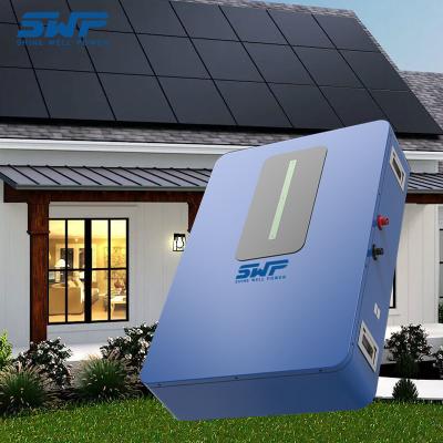 51.2V100Ah Long Cycles High safe LiFePO battery Wall Mounted Battery Storage UL Solar Energy Storage
