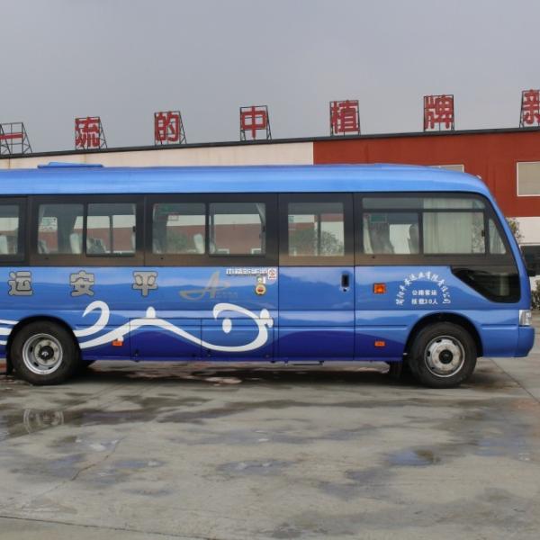 Ônibus diesel de 19 assentos com suspensão do ar e condicionamento de ar LHD RHD