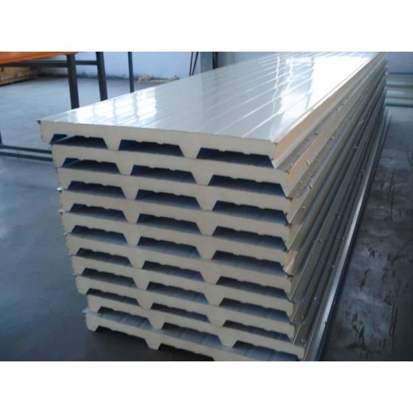 Double Insulation PU Roof Panel High Dentity White Metal Roof Sandwich Panels