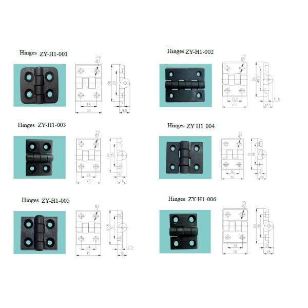 Plastic hinge conveyor spare parts plastic hinges