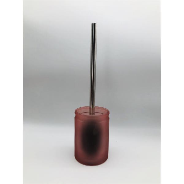 Frosted Red Seven-Piece Set Glass Bathroom Accessories For Home Hotel