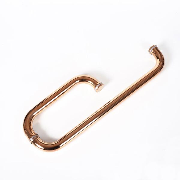 Полируя стеклянные ручки двери ливня, OEM ручки двери ISO9001 Bathroom стеклянный