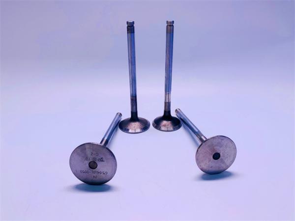 65.04101-0050 Engine Intake And Exhaust Valves , DOOSAN DE12 Engine Piston Valve