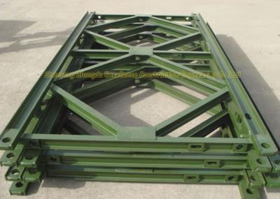 Q345 Chord Reinforcement Structural Steel Bridge For Bailey Bridge