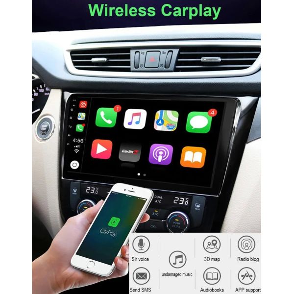 Stéréo Android pour voiture Double Din pour Honda CRV 2007 2008 2009 2010 2011 Radio Hikity Honda CRV radio