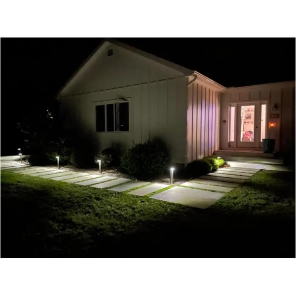 Aluminum Solar Powered Outdoor Accent Lights 5V 1.5W Outdoor Driveway Post Lights