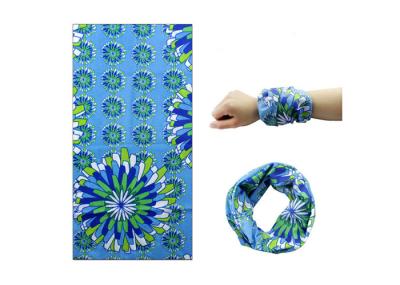 Blue Dandelion  Cycling Headwear ,  Motorcycle Headgear Sweat Absorption