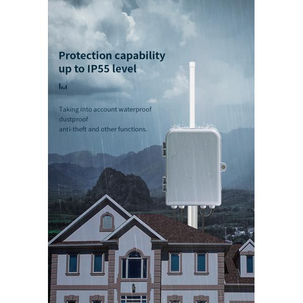 1 punto 8/12 de núcleo Fibra de división de la caja para el helio exterior de la antena de fibra de vidrio impermeable