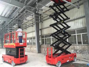 12m 320kg automotores Scissor o elevador com plataforma prolongada
