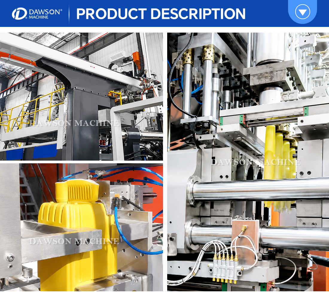 Automatic HDPE Rotary Blow Molding Machine with 25L Max. Product Volume Temperature Control