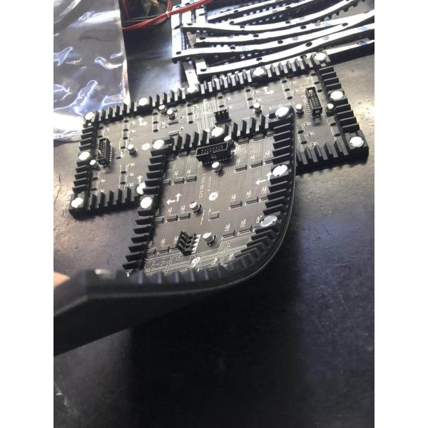 Customization P4 Indoor Soft Video Wall High Quality High Definition LED Screens Flexible Round Arc Curved Led Wall Screen