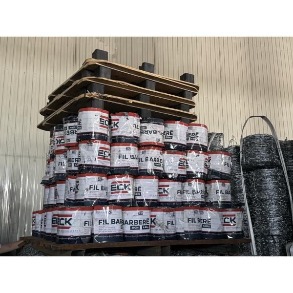 Заводская горячая погруженная оцинкованная колючая проволока для сетки Ограждения безопасности 12,5 калибра 18 калибра ПВХ покрытая железной колючей проволокой