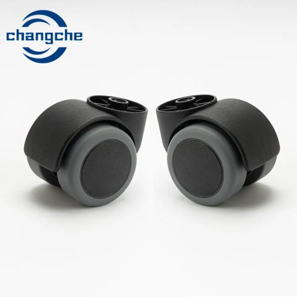 7mm Nylon Office Chair Castor Wheels Grip Ring Stem For Superior Performance