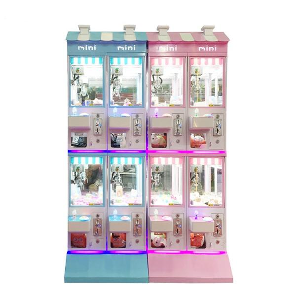 4 игрока Монетой управляемый игрушечный граббер кран в пределах пользовательского игрового центра 2 слоя