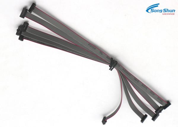 Female 30 Pin Ribbon Cable , Copper Wire Conductor 30AWG 20 Pin Ribbon Cable