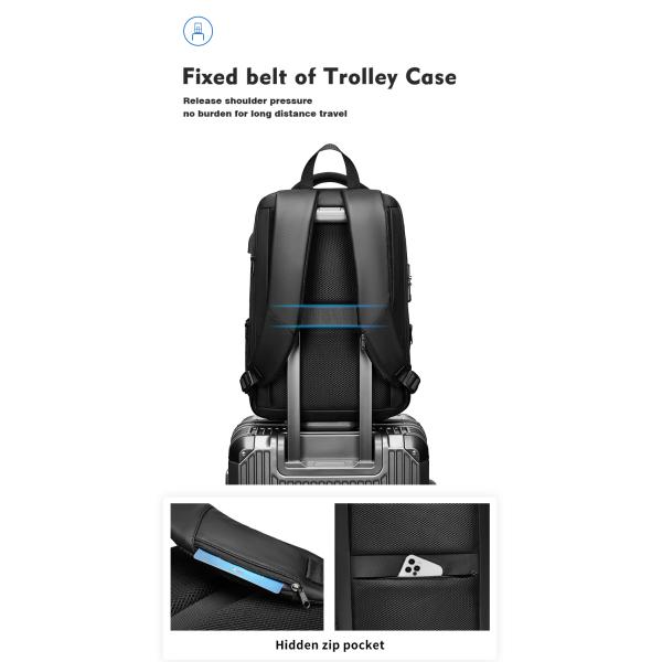 Оксфордский 15,6 дюймовый рюкзак для ноутбука 20-39 литровый бизнес водонепроницаемый рюкзак