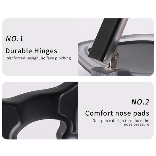 На открытом воздухе поляризовыванный логотип квадрата ацетата солнечных очков авиатора ориентированный на заказчика