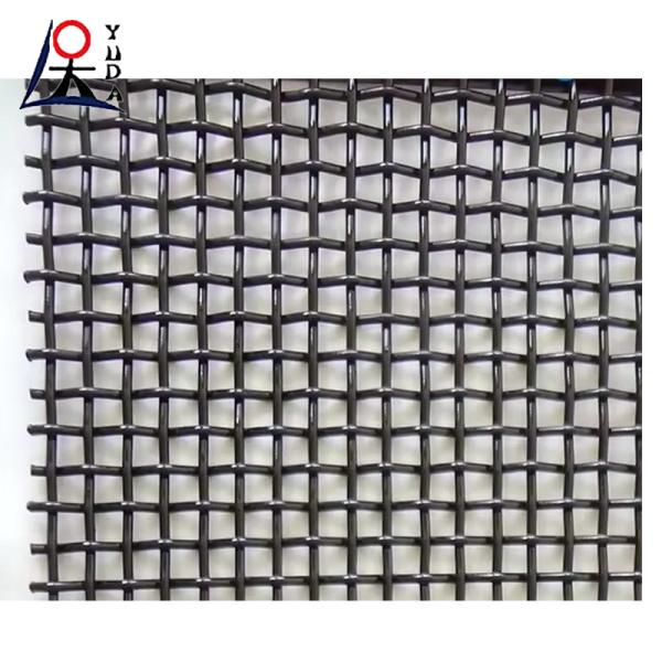 Woven Sand Vibrating Crimped Wire Mesh Closed Edge Mining Sieving Net