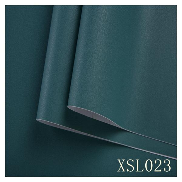 Matt Finish Self-Adhesive PVC Wallpaper in Dark Black Color for Home Decoration Sound-Absorbing Function