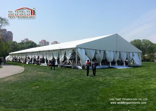 500 People Outdoor Event Tents with Glass Wall and Lighting for Catering Service, Heavy Duty Event Tent for Sale
