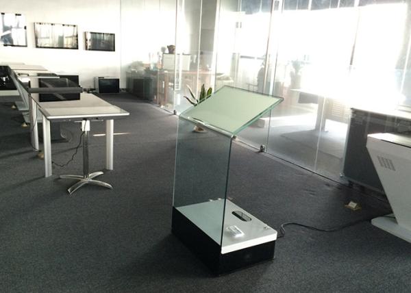 30 inch Touch Foil Film holographic projector kiosk touch screen kiosk tempered glass design capacitive touch