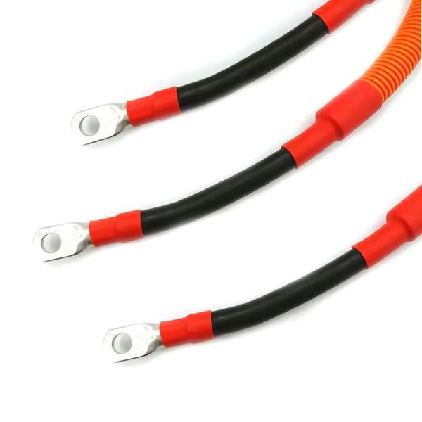 Cable de arnês de fio de comprimento personalizado para acessórios Pv Temperatura de funcionamento -40C-120C