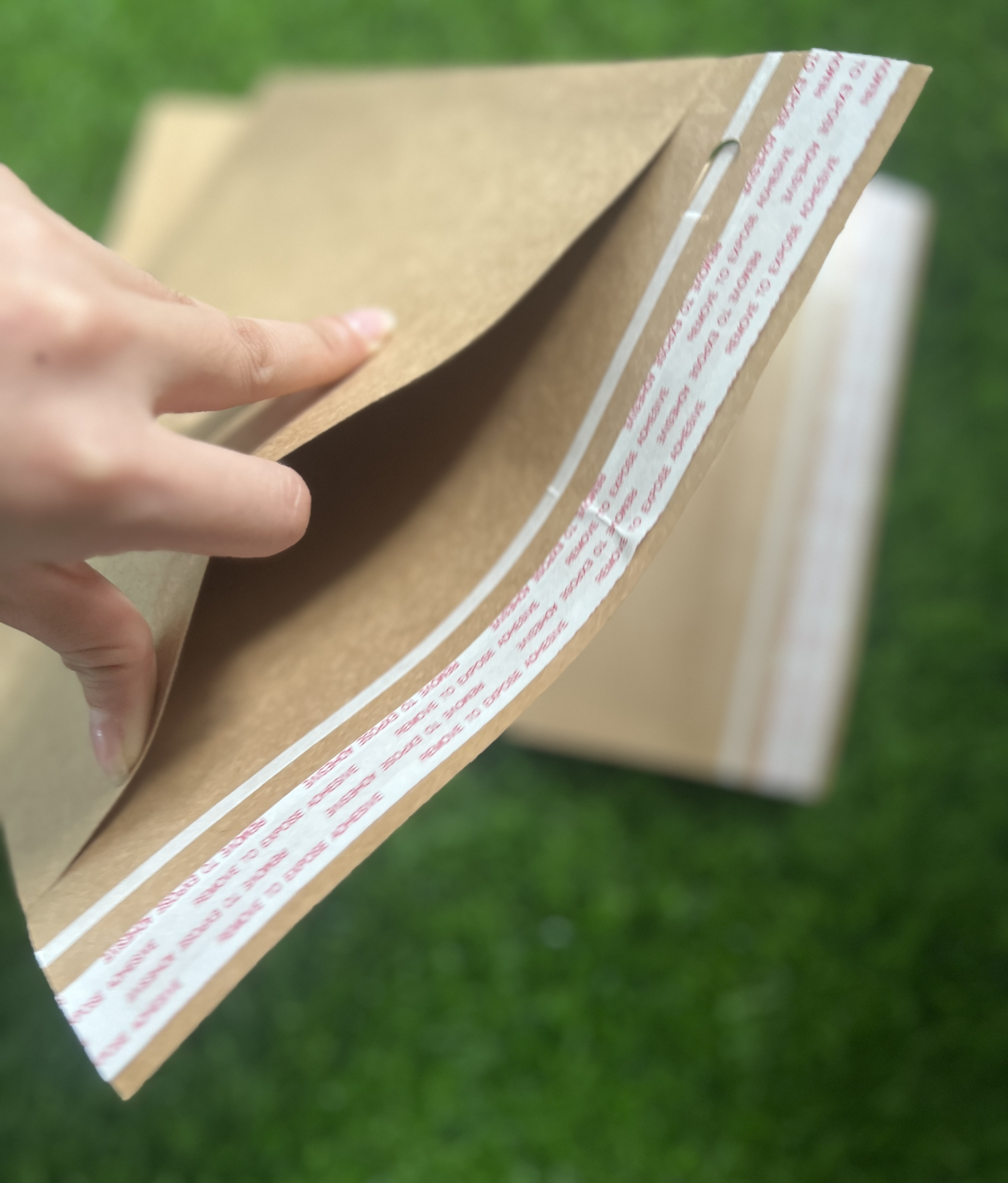 Настроенный логотип Kraft Paper Envelope Mail Bag Перерабатываемый коричневый Kraft Paper Mail Bag