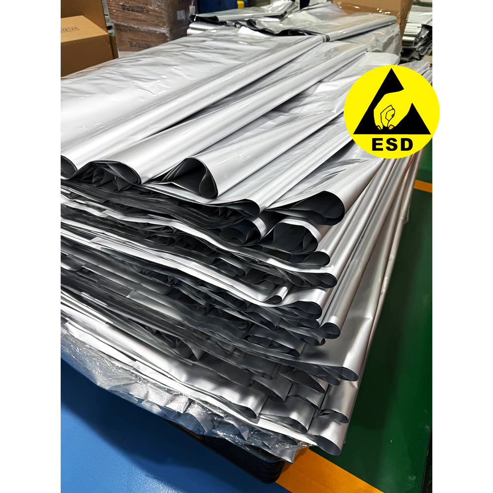 ESD Anti Static Aluminum Foil Shielding Bag Roll (both Ends Can Be Freely Cut)