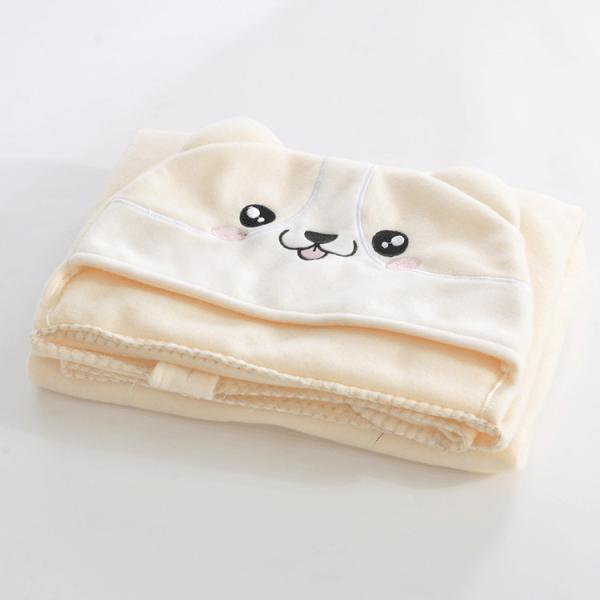 Warm Soft Wearable Flannel Hoodie Blanket Cozy Polar Fleece Blanket