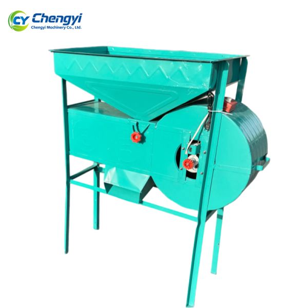 Steel Grain Air Separator Iron Seed Winnower For Corn Wheat Custom Color