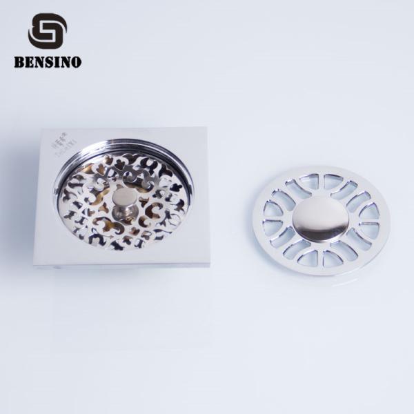 Chrome Plating 100MM Bathroom Floor Drain Strainer For Washing Machine