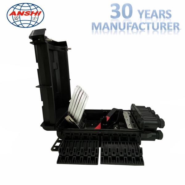 Mur montant la fermeture optique gauche de fibre d'IP68 FTTH 144